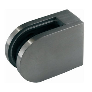 Satin S/Steel Flat Glass Clamp 10 -12mm Satin S/Steel Flat Glass Clamp 10 -12mm