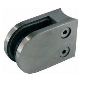 Satin S/Steel Tubing Glass Clamp 10-12mm Satin S/Steel Tubing Glass Clamp 10-12mm