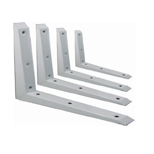 Mitre Brkt White 250X 250mm