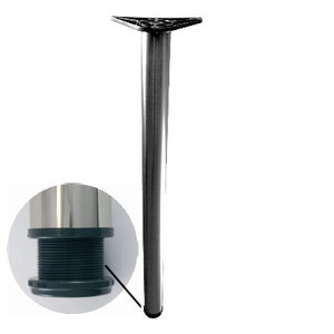 W/Top Legs Adj. 63mm X 870mm Chrome