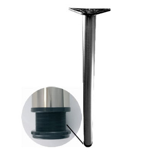 W/Top Legs Adj. 63mm X 870mm Satin