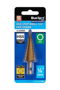 HSS STEP DRILL BIT 4-22mm