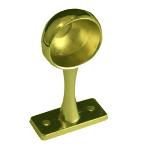 End Bracket Sh Electro Brassed 19X65mm End Bracket Sh Electro Brassed 19X65mm