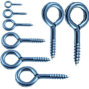 Screw Eyes 55X12 Zp X 50 Screw Eyes 55X12 Zp X 50