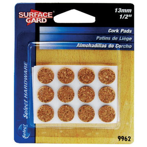 Round Cork Pads  13mm  X16 (9962)