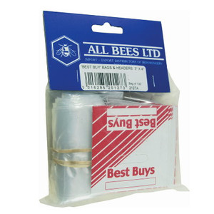 Clear Header Bags With Euro Slot 75X 50mm (X 100) Clear Header Bags With Euro Slot 75X 50mm (X 100)
