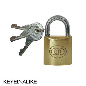 Padlock Ooo Brass K/A 38mm