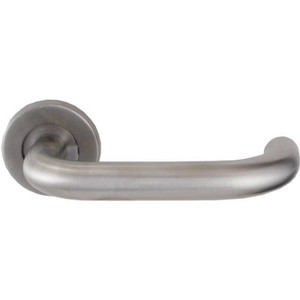 Lever On Rose Round Bar S/Steel Pre Packed Lever On Rose Round Bar S/Steel Pre Packed