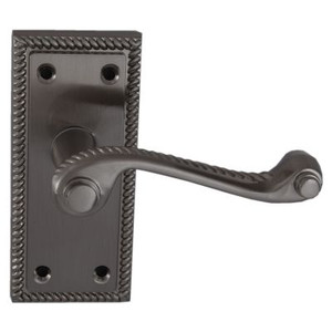 Georgian Latch Handle Satin Pre Packed Georgian Latch Handle Satin Pre Packed