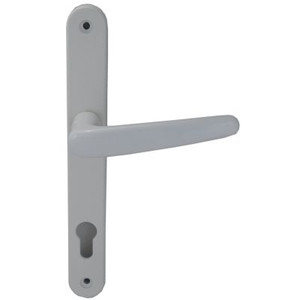 Upvc Door Handle White Euro 92mm Pre Packed Upvc Door Handle White Euro 92mm Pre Packed