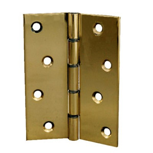 Hinge Dsw Pol Brass 100X67mmPre Packed