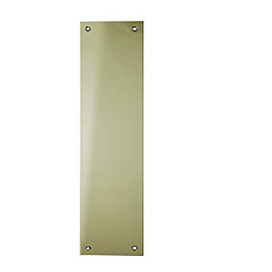 Push Plate 300 X 75mm Brass Flat Pre Packed Push Plate 300 X 75mm Brass Flat Pre Packed