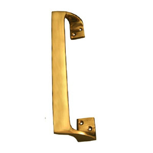 Handle Brass Cranked Pull 225mm Pre Packed Handle Brass Cranked Pull 225mm Pre Packed