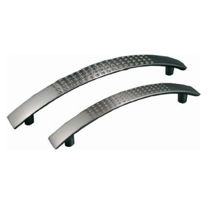 Pull Handle Satin Dotted 128mm Pre Packed Pull Handle Satin Dotted 128mm Pre Packed