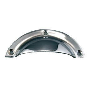 Drawer Pull Hooded Chrome 80mm Pre Packed Drawer Pull Hooded Chrome 80mm Pre Packed