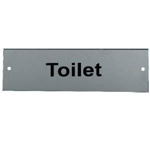 Sign Saa "Toilet" 150X 50 mm Pre Packed Sign Saa "Toilet" 150X 50 mm Pre Packed