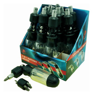 12 In 1 Adj. Angle Ratchet S/Driver Set Pre Packed