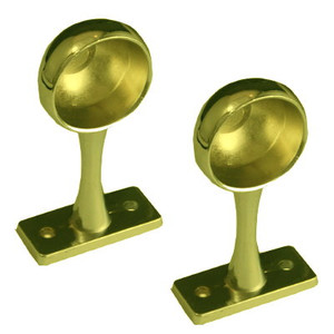 End Bracket Sh Electro Brassed 25X65mm X2 Pre-Packed End Bracket Sh Electro Brassed 25X65mm X2 Pre-Packed