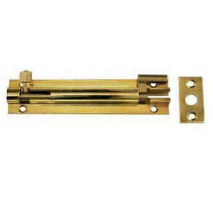 Barrelbolt Brass Neck 100mm Barrelbolt Brass Neck 100mm