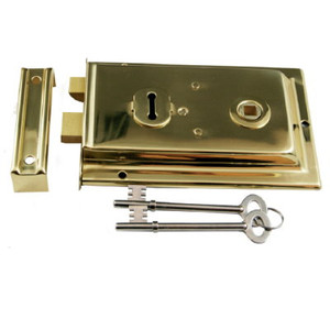 Brass Rim Sashlock Pre-Packed Brass Rim Sashlock Pre-Packed