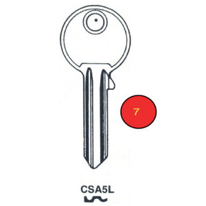 K/B P/Lock Cisa Csa5L /C5S 60mm X10