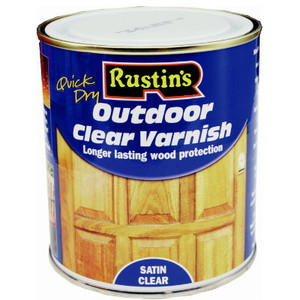 Outdoor Clear Varnish Satin 500ml