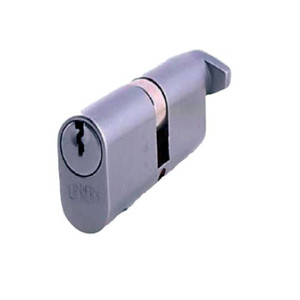 Union Oval Cyl Key & Turn Satin 65mm Union Oval Cyl Key & Turn Satin 65mm