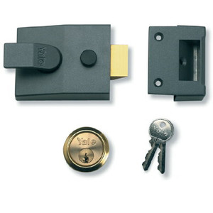 Yale 88 Non Dead Locking Nightlatch Grey 60mm Pre Packed