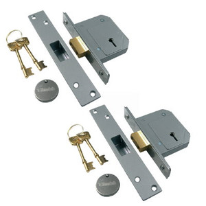 Union 3G114 Deadlock Brass 5L 67mm Keyed-Alike
