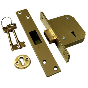 Union 3G115 Deadlock Brass 5L 67mm Pre Packed