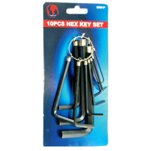 9Pc Hex Metric Allen Key Set (1.5 - 10 mm) Pre Packed