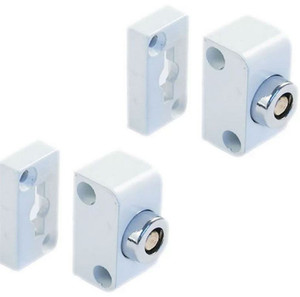 Yale Push Button Win. Lock White X2+Key (C8K102Mw)