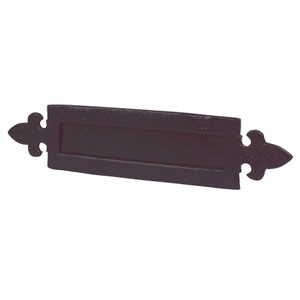 Black Antique Fluer De Lys L/Plate 370 X 100 mm-1670333630 Black Antique Fluer De Lys L/Plate 370 X 100 mm-1670333630