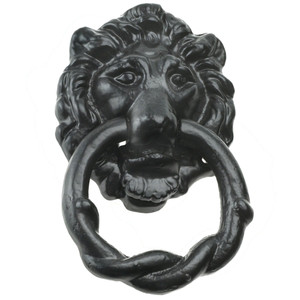 Black Antique Lion Head Knocker 140mm Black Antique Lion Head Knocker 140mm
