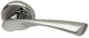Contract Chrome Lever On Rose Handle