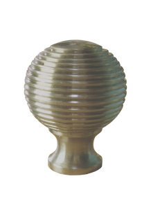32mm Reeded Satin Cupboard Knob Pre Packed 32mm Reeded Satin Cupboard Knob Pre Packed