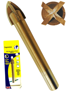 Supreme 12mm 4-Point Glass & Tile Bit