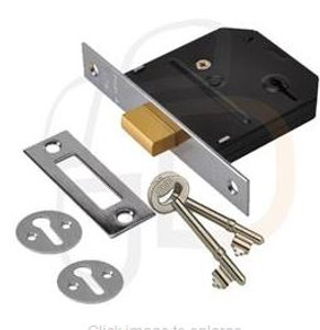 Union 3L Essential Deadlock 64mm Chrome Pre Packed