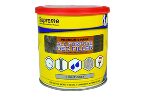 Supreme 2 Part All Purpose Filler Light Grey 1.5Kg Supreme 2 Part All Purpose Filler Light Grey 1.5Kg