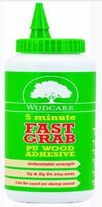 Wudcare (Grn) Fast Grab 5Min Pu Adh 500ml