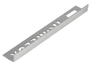 8mm Metal Tile Trim Sq Edge 2.4M 8mm Metal Tile Trim Sq Edge 2.4M