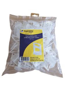 Tile Levelling Spacer Clips 1mm X 100