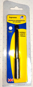 Supreme Magnetic Bit Holder 100mm Pre Packed