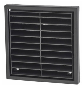 Fixed Vent 140X140Mm Black (100Mm Duct) Fixed Vent 140X140Mm Black (100Mm Duct)