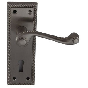 Georgian Lock Handle Satin Georgian Lock Handle Satin