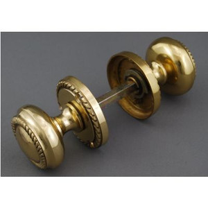 Georgian Brass Knob Set Georgian Brass Knob Set