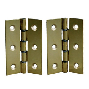 Hinge Dsw Pol Brass 75X 50mm