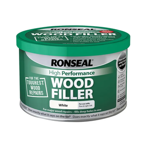 RONSEAL HIGH PERFORMANCE 2 PART WOOD FILLER WHITE 275g RONSEAL HIGH PERFORMANCE 2 PART WOOD FILLER WHITE 275g