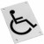 Sign Rect. Disabled Saa 150X 100mm