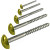 Mirror Screws Brass 25mm X 50